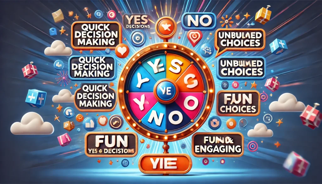 why we should use the yes or no wheel?